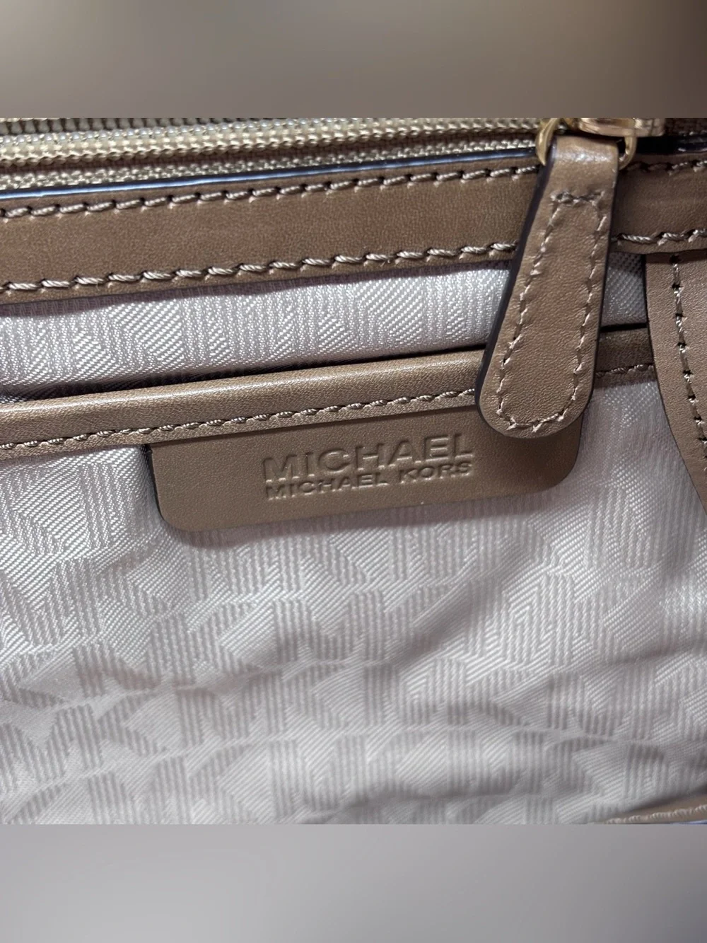 Michael Kors Lena Slouchy Suede Hobo Bag - Camel/Brown